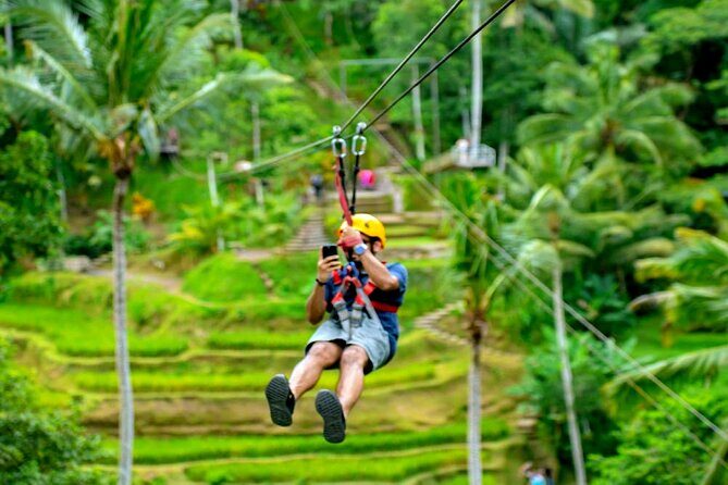Bali Ubud Zipline Jungle Swing and Waterfall Tour - The Sum Up