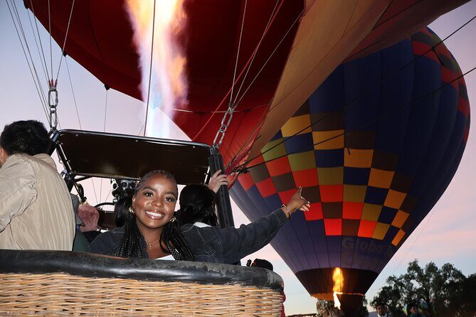 Balloon over the City of the Gods in Teotihuacan - Return Journey to Mexico City