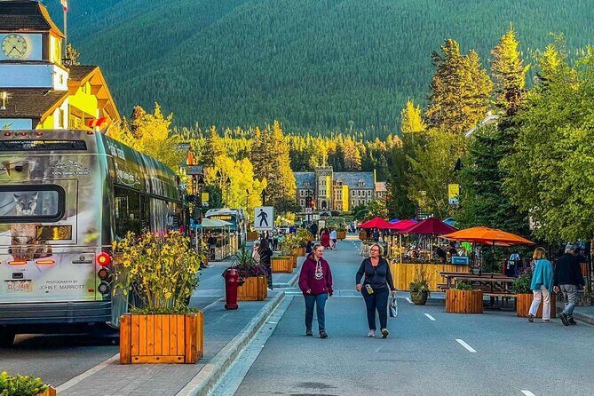 Banff: Gondola, Hot Spring and Three Lakes Tour - Banff Town — Charming Mountain Community