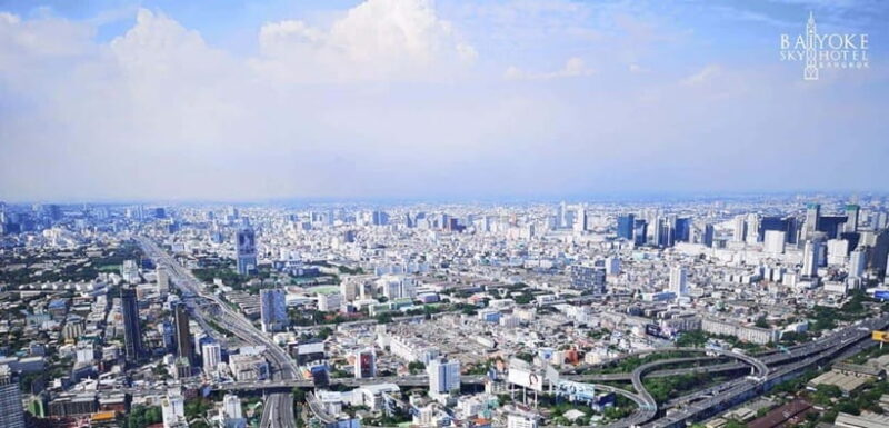 Bangkok: Baiyoke Sky Hotel Observatory Entry Ticket & Drink - The Roof Top Bar on the 83rd Floor