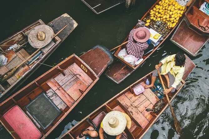 Bangkok Damnoen Saduak Floating Market and Erawan Waterfall (minimum 2 pax) - Key Points