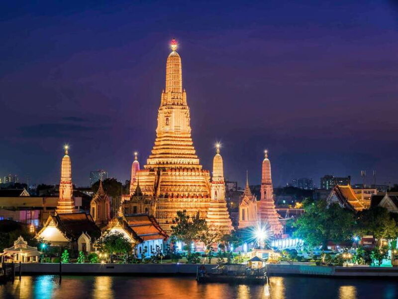 Bangkok: Evening Tour with Wat Arun, Wat Pho & Tuk Tuk Ride - Transportation and Practicalities