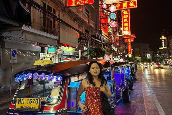 Bangkok : Sunset Food tour by Tuk Tuk boat with big Buddha view - Key Points