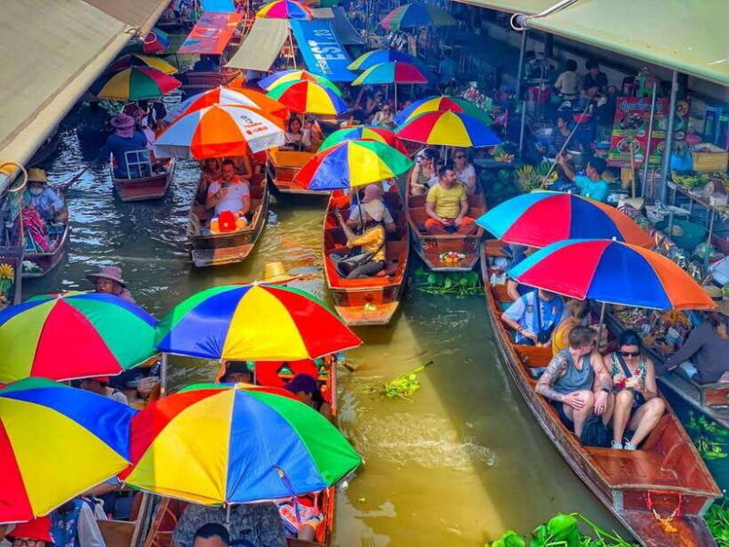 Bangkok: Train Market & Floating Market with Boat Ride - Authenticity and Tourist-Friendliness