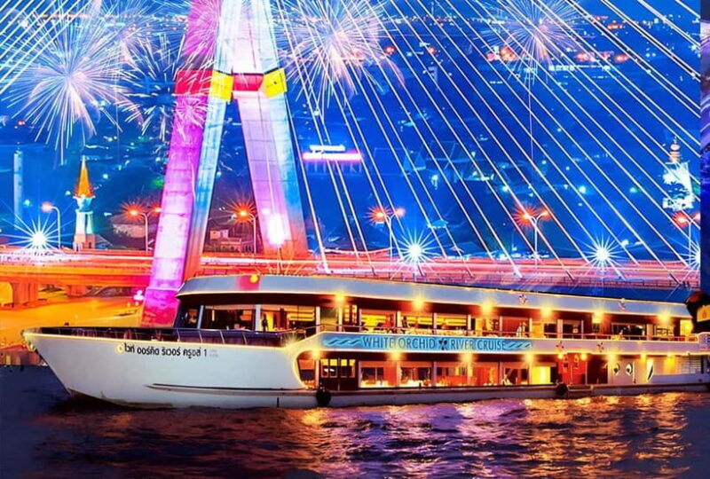Bangkok: White Orchid Chao Phraya Dinner Cruise free Beer - Key Points