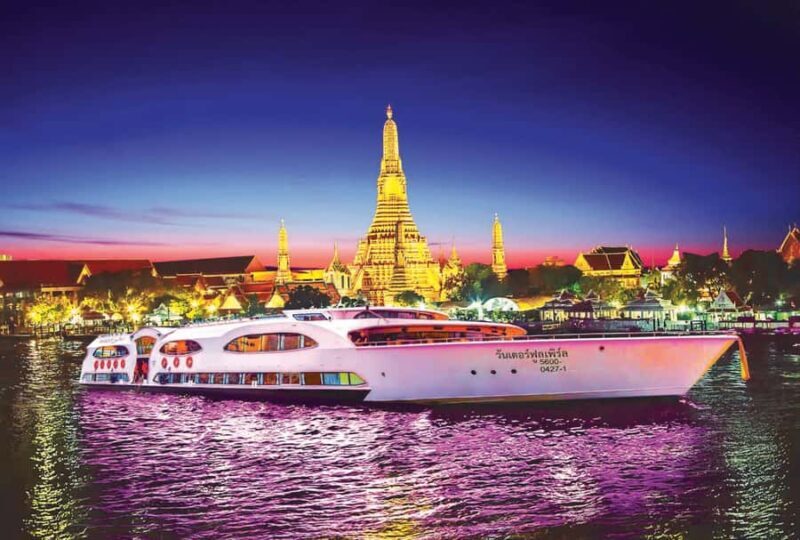 Bangkok: Wonderful Pearl Dinner Cruise and Live Performance - The Itinerary and Scenic Highlights