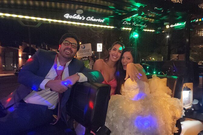 Bar Crawl on a Rollin Disco Ball Golf Cart in Charlotte - Transportation and Comfort