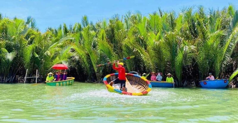 Basket Boat In Coconut Jungle, Hoi An City, Release Lantern - Key Points
