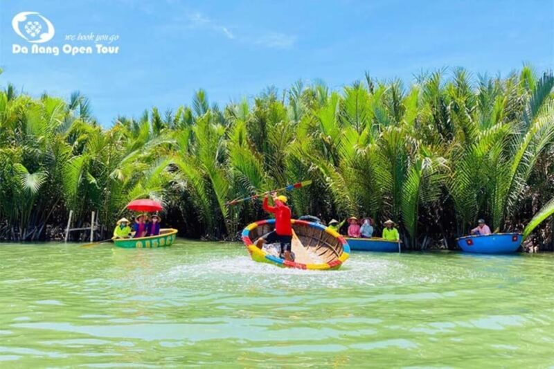 Basket Boat In Coconut Jungle, Hoi An City, Release Lantern - Authentic Experiences that Make This Tour Special