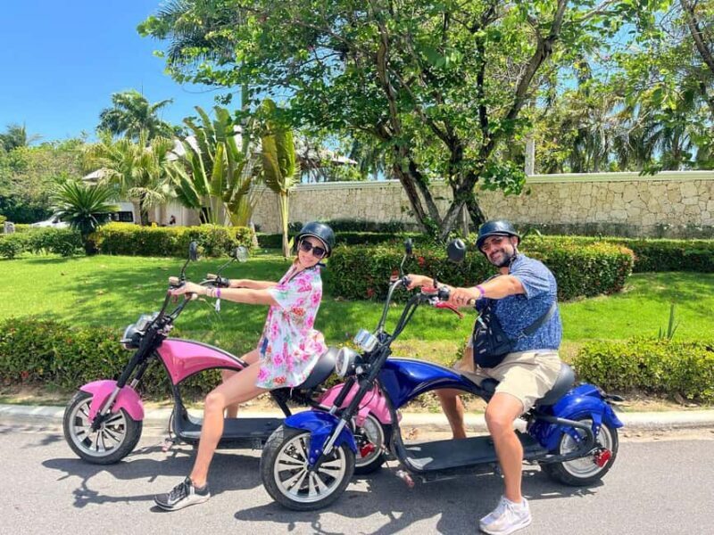 Bavaro Punta Cana: City Tour with Harley models E-Scooters - Key Points