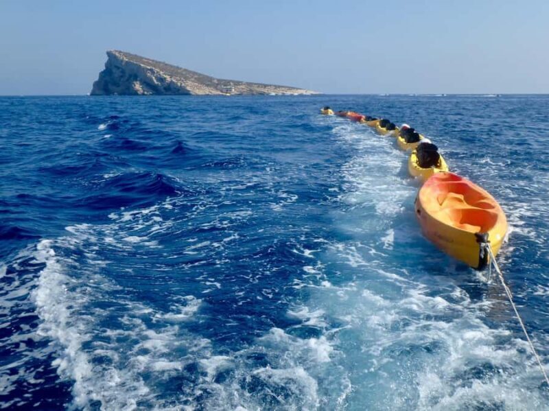 Benidorm: Guided Kayak Tour with Snorkeling and Photos - Key Points