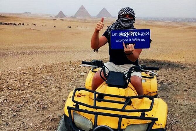 Best adventure around Giza Pyramids ,2hrs Camel Ride, Quad Bike and Tuk Tuk tour - The Sum Up