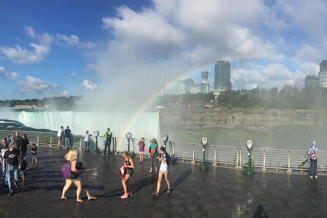 Best of Niagara Falls USA Tour with Cave & Maid of the Mist Boat - Viewing Niagara from the Observation Tower