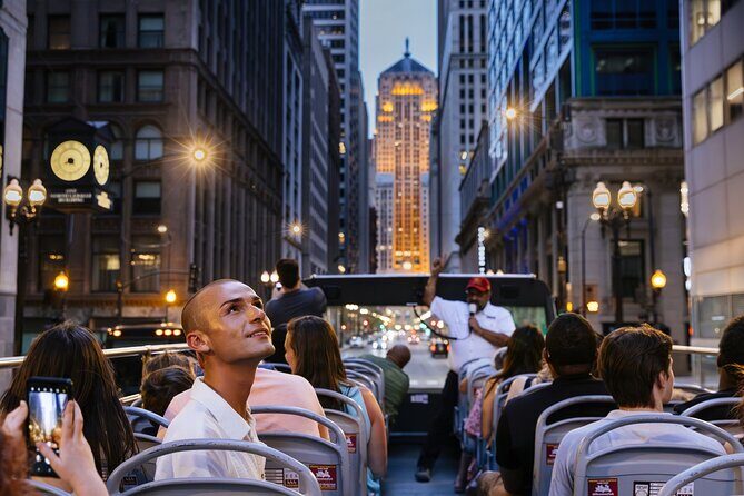 Big Bus Chicago: Sunset Tour by Open-Top Bus with Live Guide - Key Points