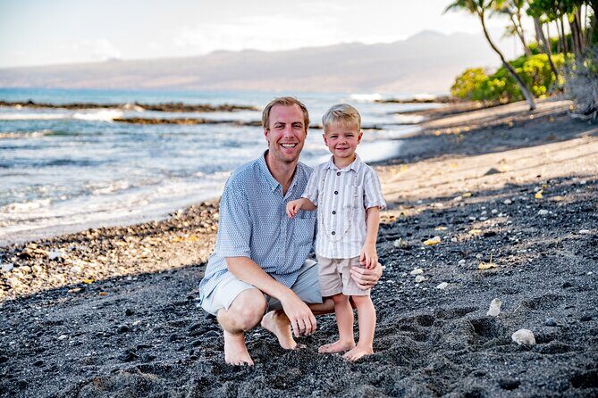 Big Island Photographer 45 minute beach portrait sessions - Key Points