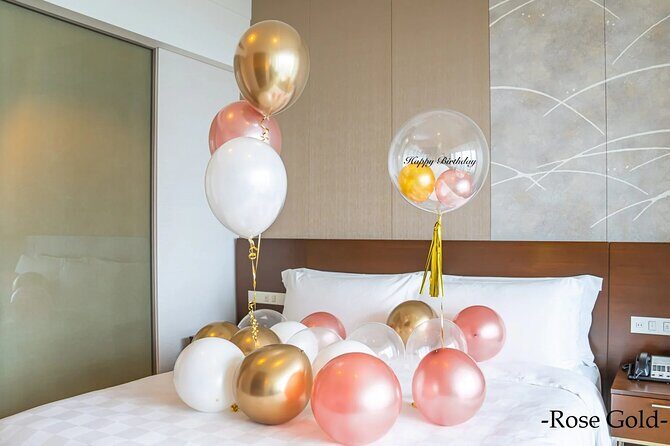 Birthday celebration surprise with balloon decoration! - The Sum Up