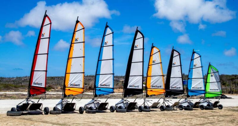 Blokart Landsailing on the shores of the Caribbean Bonaire - Introduction and Initial Impressions