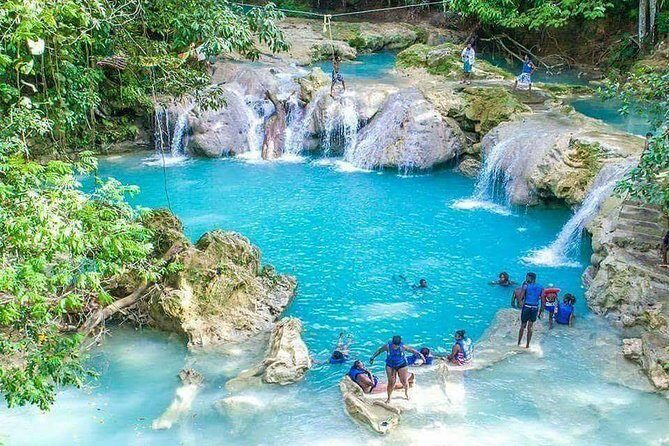 Blue Hole and Secret Falls plus Luminous Lagoon Tour - Key Points