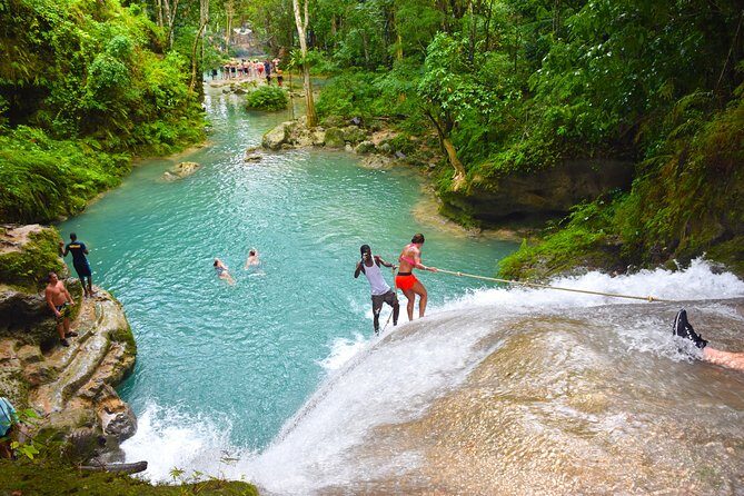 Blue Hole Falls & White River Tubing from Falmouth Jamaica - An Overview of the Experience