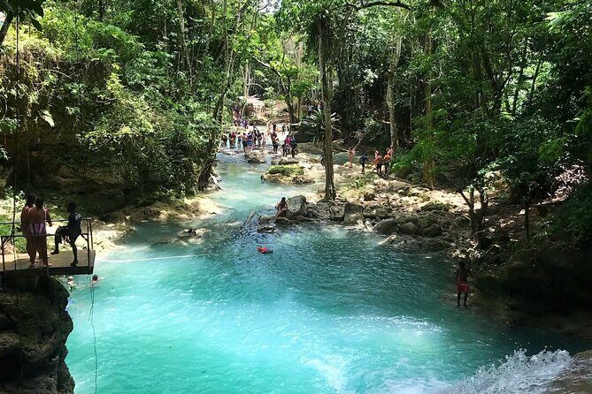 Blue Hole Falls with Horseback Ride Adventure from Montego Bay - Riding Through Jamaica’s Scenic Trails and Beaches