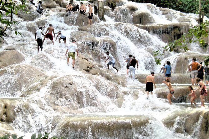 Blue Hole plus Secret Falls & Dunn's River Falls from Grand Palladium - Key Points