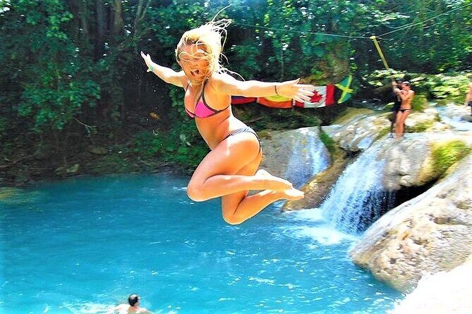 Blue Hole & Secret Falls Day-Trip with Shopping from Grand Palladium - Key Points