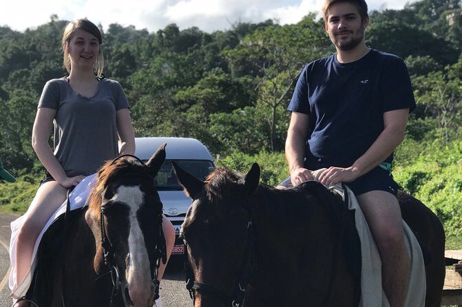 Blue hole waterfalls + horseback riding from Montego bay - Key Points