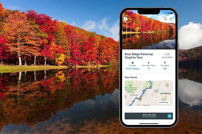 Blue Ridge Parkway Virginia Self-Guided Audio Tour - Key Points