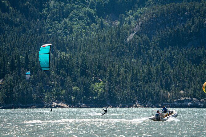 Boat Assisted Kiteboarding Lessons in Squamish - The Location and Meeting Point