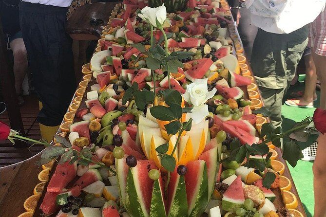 boat trip from 9 am to 3 pm fishing & swimming & barbecue & dessert - The Lunch: Barbecue with a Moroccan Twist