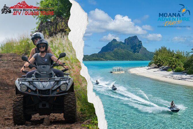 Bora Bora Combo Jet Ski and ATV Quads Tour - Key Points