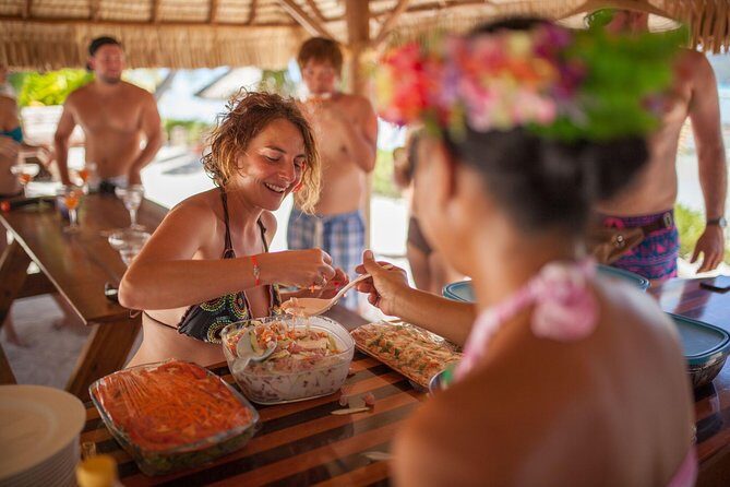 Bora Bora Snorkel Cruise by Polynesian Outrigger Canoe with BBQ Island Lunch - FAQs