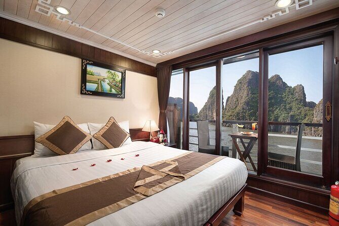 BOUTIQUE CRUISES Halong Bay 2 Days,1 Night Tour: Swimming,Caving, and Kayaking - Key Points