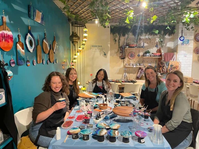 Brisbane: Resin Art Classes - Cheeseboards & Coasters - The Sum Up