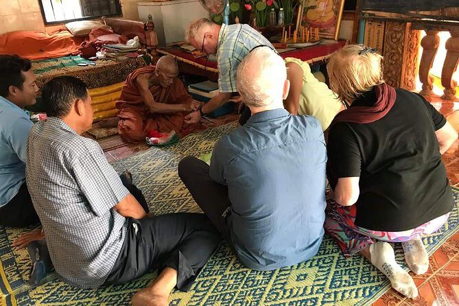Buddhist Monastery with Monks Water Blessing - The Itinerary in Detail