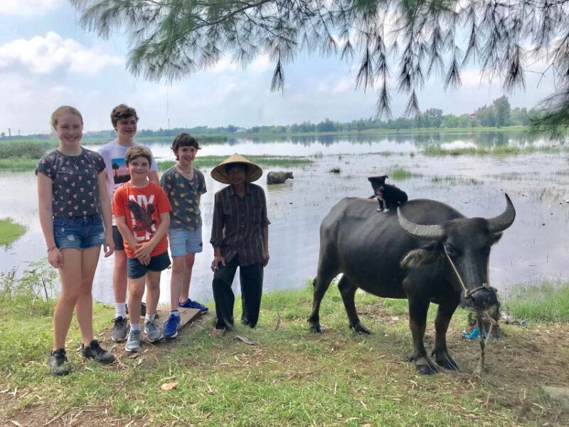 Buffalo Riding, Basket Boat and Cooking Class: Hoian/Da Nang - An Authentic Taste of Vietnamese Countryside