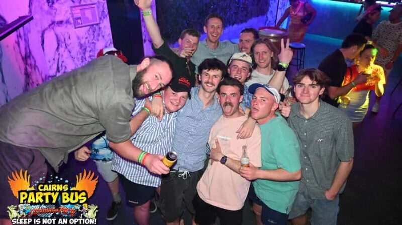 Cairns: Ultimate Party Bus with drinks included - Key Points