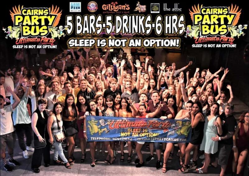 Cairns: Ultimate Party Bus with drinks included - Breaking Down the Itinerary