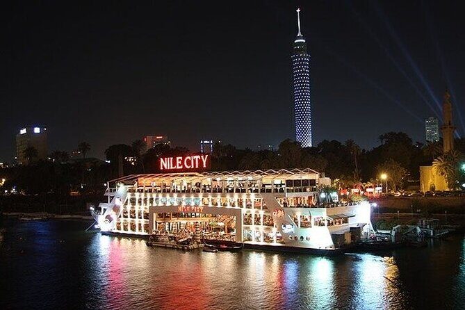 Cairo dinner cruise on the Nile river with entertainment - Value for Money