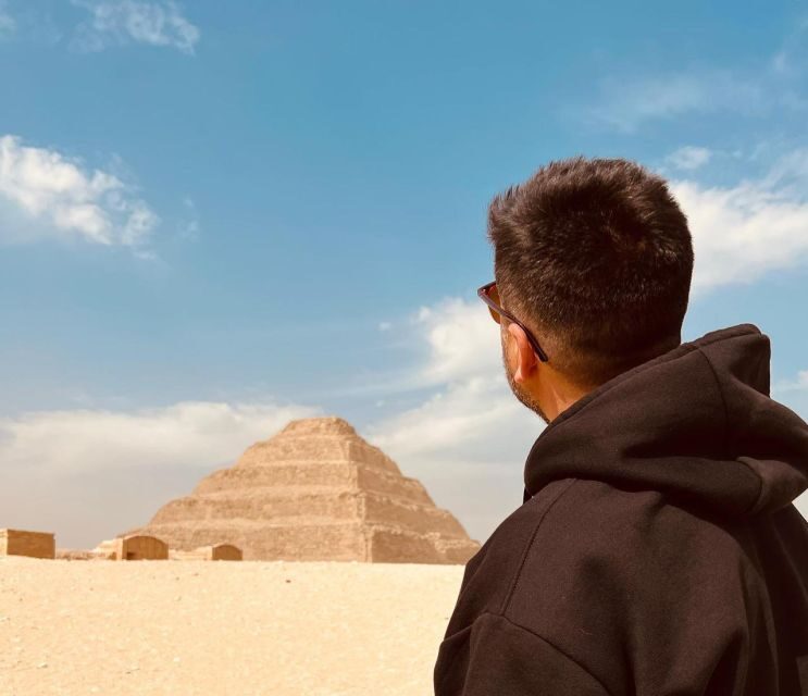 Cairo: Giza Pyramids, Sakkara and Dahshur Private Day Tour - Sakkara: The Oldest Major Stone Structure