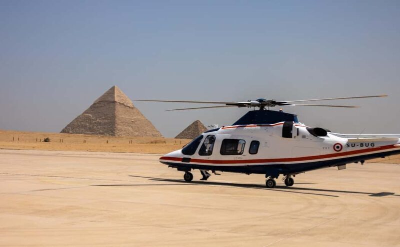 Cairo: Private Helicopter City Tour with Pyramids Landing - Key Points