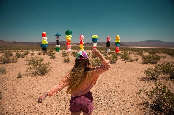 California Desert, Seven Magic Mountains and Las Vegas Sign - A Closer Look at the Tour Experience