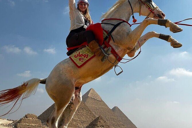 camel or horse Ride in Desert any time from Cairo or Giza hotels - Key Points