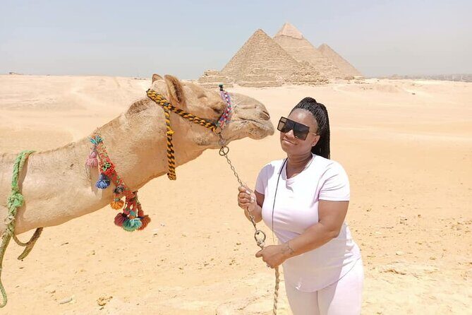 Camel Ride ATV Quad Bike Around Giza pyramids Sahara and Lunch - Key Points