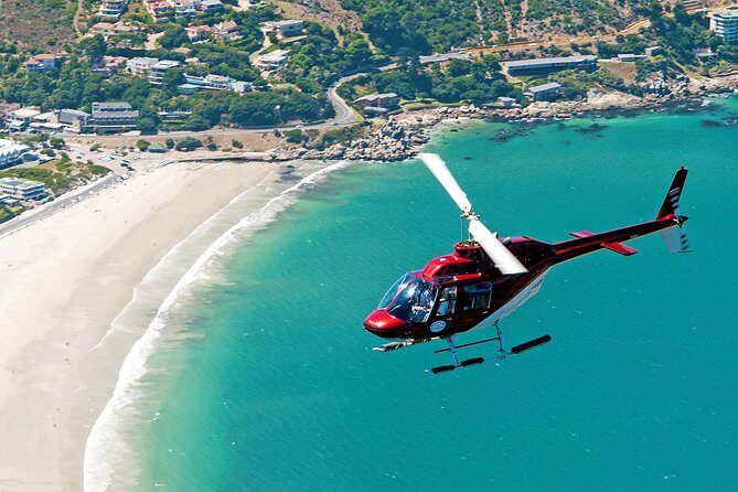 Camps Bay and Hout Bay Helicopter Tour from Cape Town - The Champagne and Commentary