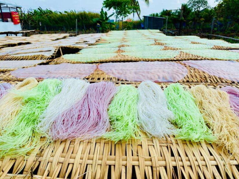 Can Tho: A Real Mekong Tour, Floating Market, Cacao & Life's - Visiting a Traditional Rice Noodle Factory