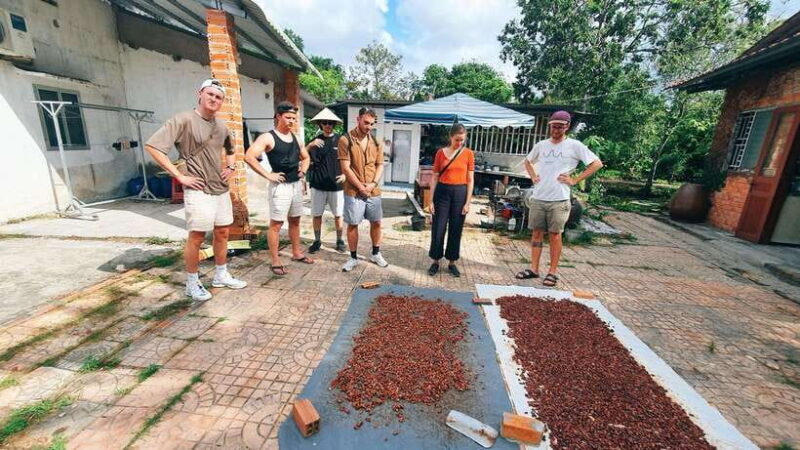 Can Tho: Countryside Cycling Tour with Cocoa Farm Visit - Tasting Authentic Refreshments