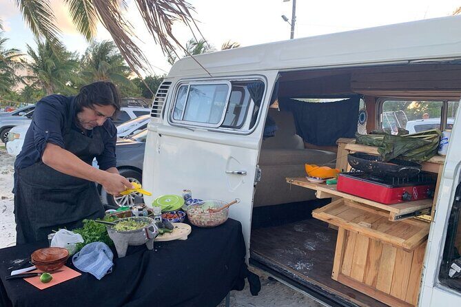 Cancun Beach Seafood Barbecue Class in a Kombi - An In-Depth Look at the Experience