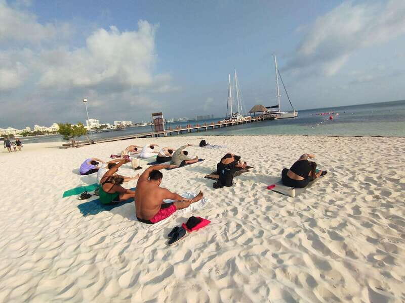 Cancún: Beach Yoga Class with Guided Meditation - In The Sum Up