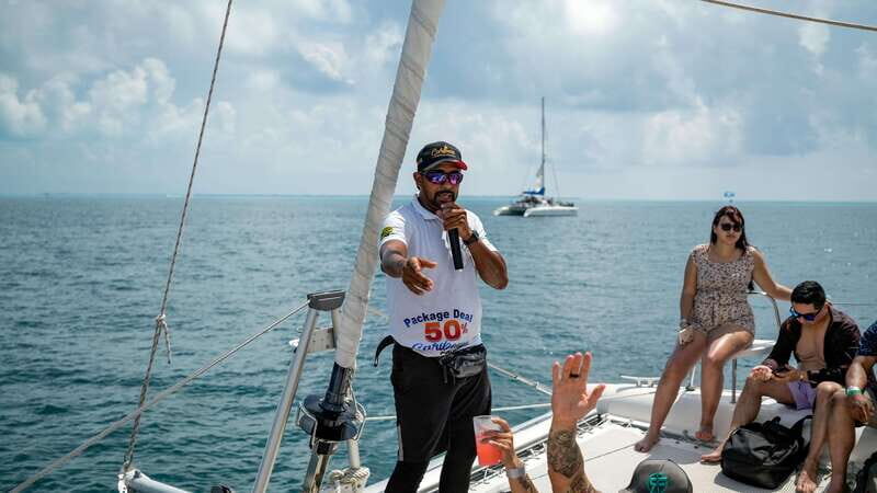 Cancún Catamaran to Isla Mujeres + Snorkel, Open Bar & Lunch - FAQ
